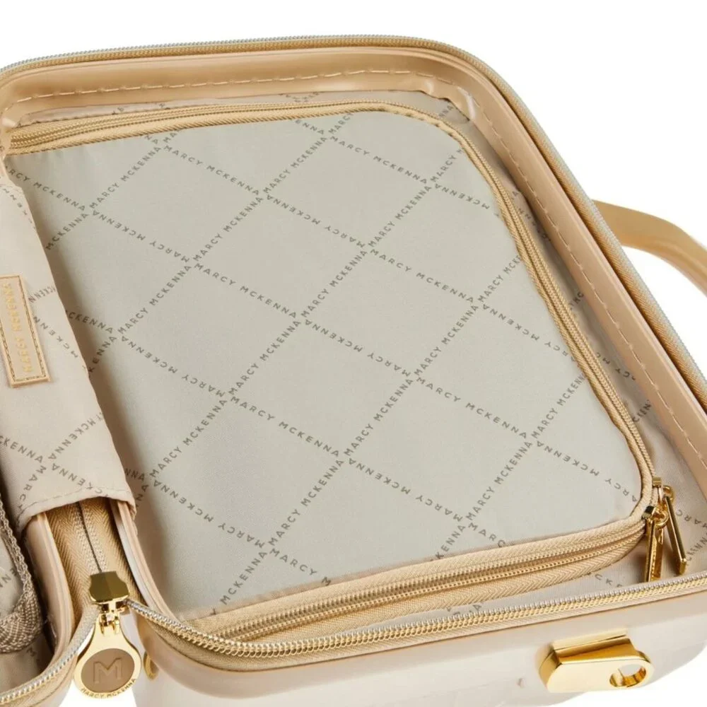 Marcy McKenna Gold Pattern Travel Case and Mini Case